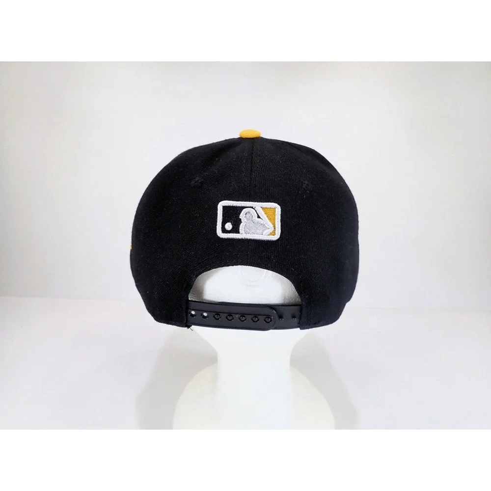 New Era 9FIFTY Pittsburgh Pirates Snapback Hat Splash Graphic MLB Black Cap